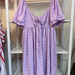 Lilac Mini Dress